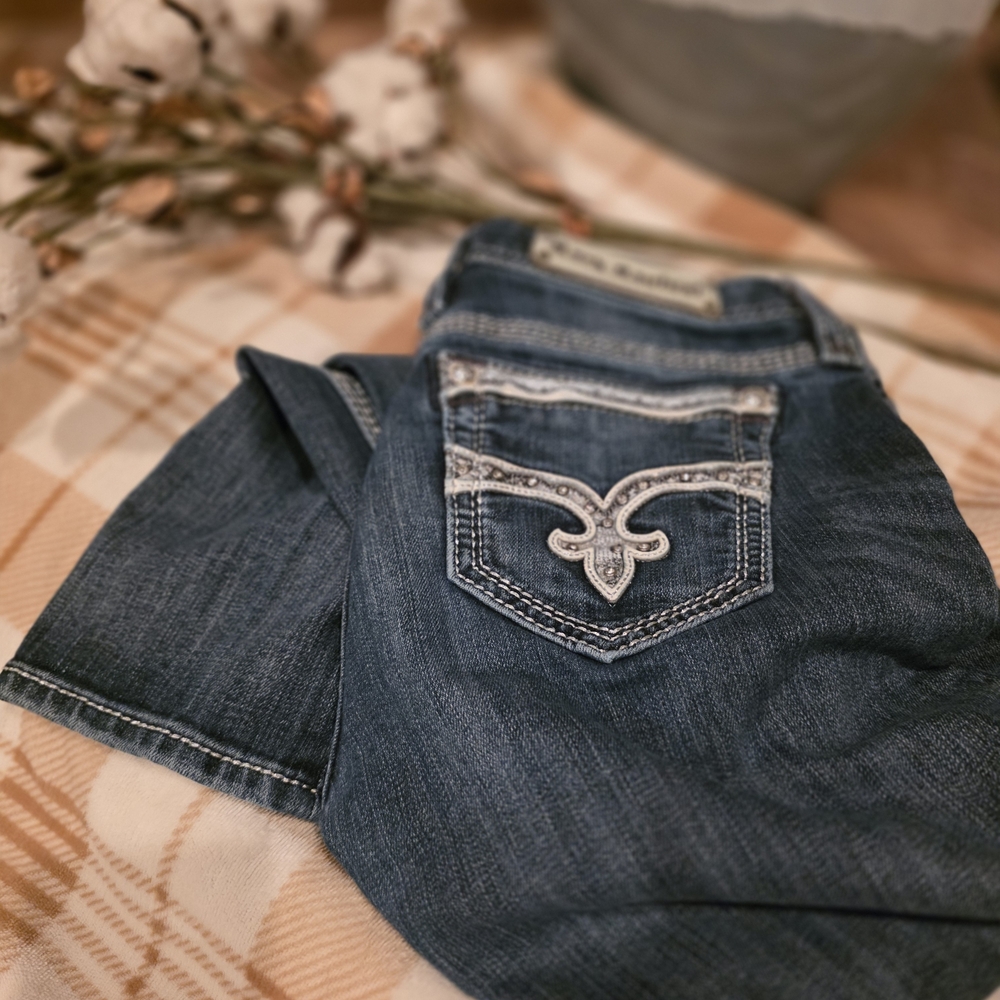 Rock Revival Dark Blue Boot Cut Jeans